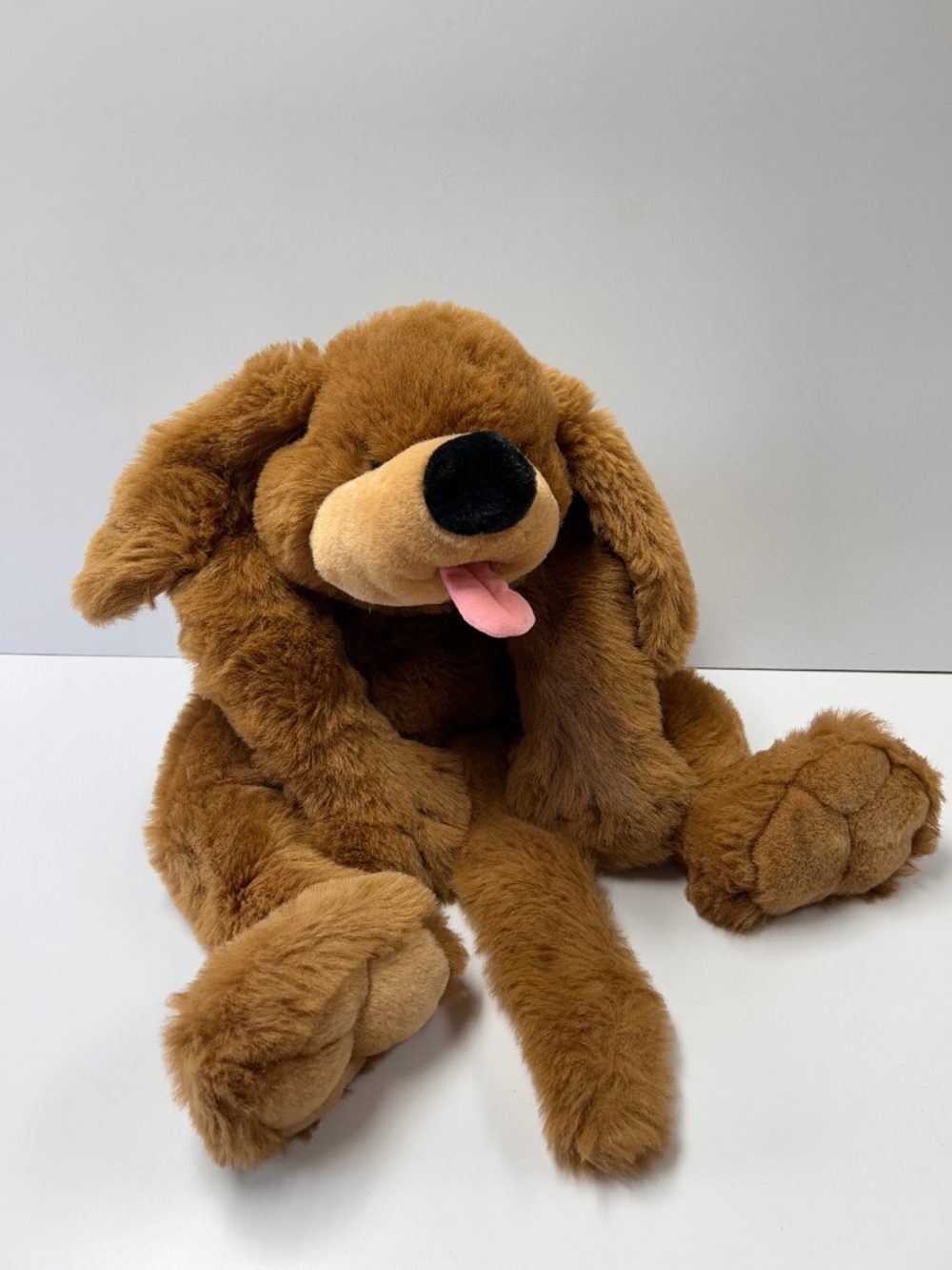 Vintage 1991 Ganz Bros Large 30" Plush Heritage Collection Dog Brown